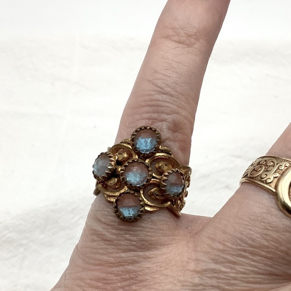 Antique 19th Century Saphiret Ladies Ring - Picture 6 of 7